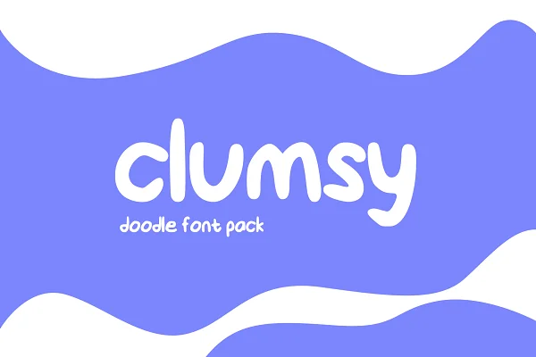 Clumsy Doodle Font Pack Font Free Download - Itfonts.com