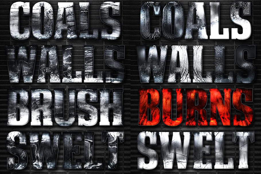 32 Extreme Grunge Layer Styles 3 Add-on Free Download - Itfonts.com